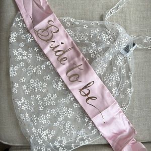 Bachelorette Swim Daisy Sarong and Sash Set Bride